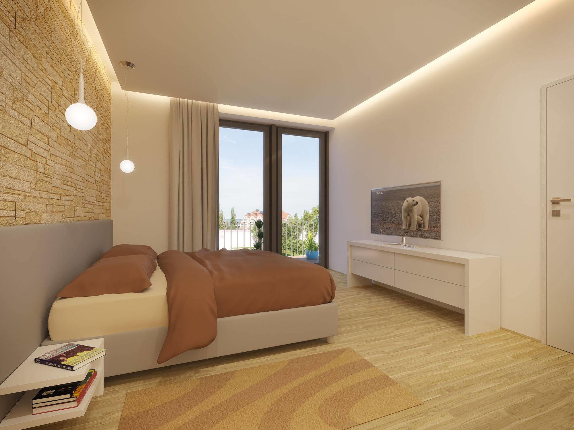Residenz Am Zwinger Dresden Exterior foto 3D rendering of a bedroom